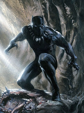 afbeelding van black panther
